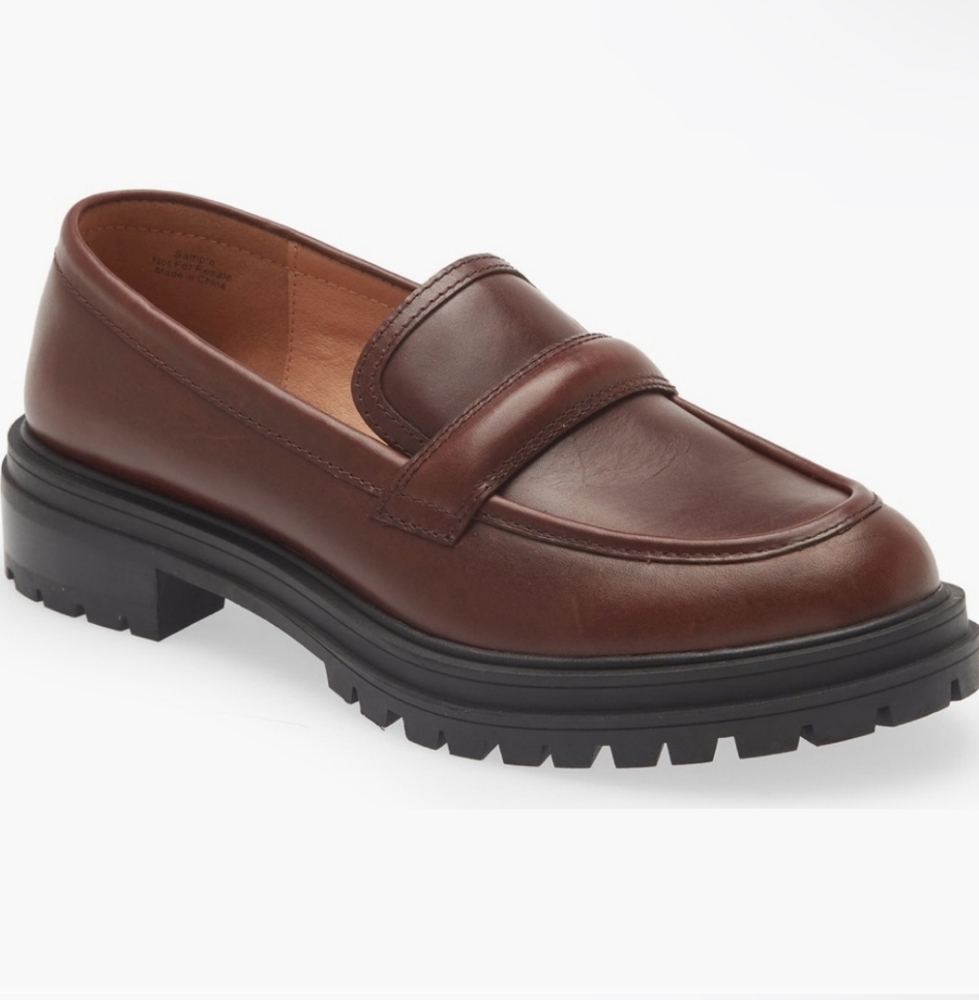 Madewell Saddle Loafers, Size 7